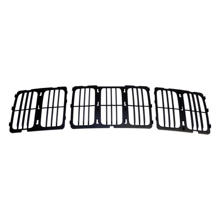 Crown Automotive Front Upper Grille For 2014-2016 Jeep Wk Grand Cherokee W/ Louvered Grille 68143073AC